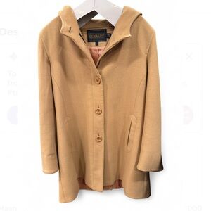Pendleton Women's Camel Hooded Trench Coat